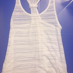 white racerback tank